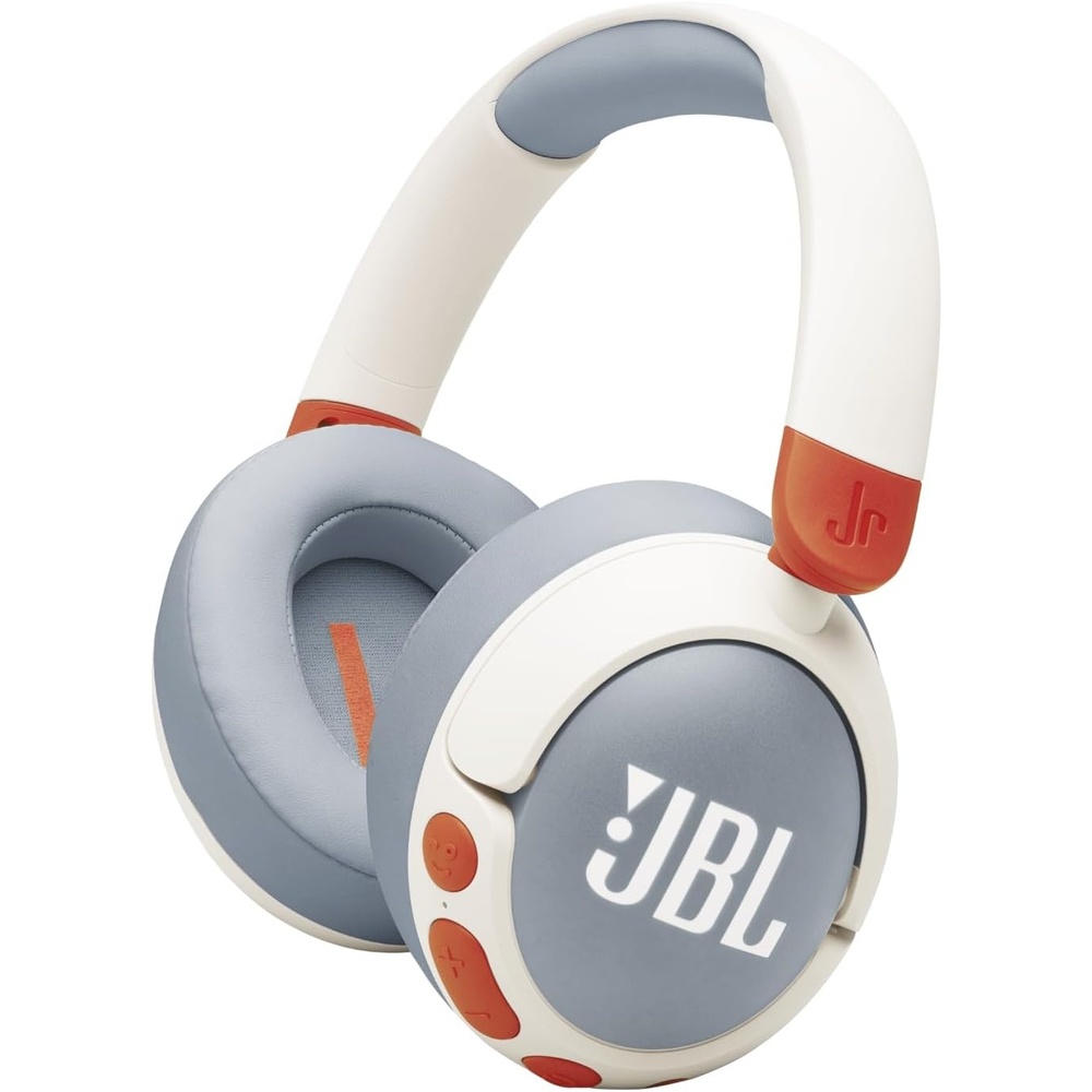 image:imageJBL Junior 470NC Cancelling Kids Headphones White JBL Safe Sound 85dB Parental Control with Customizable Volume Playtime Easy monitoring Active Noise Cancelling