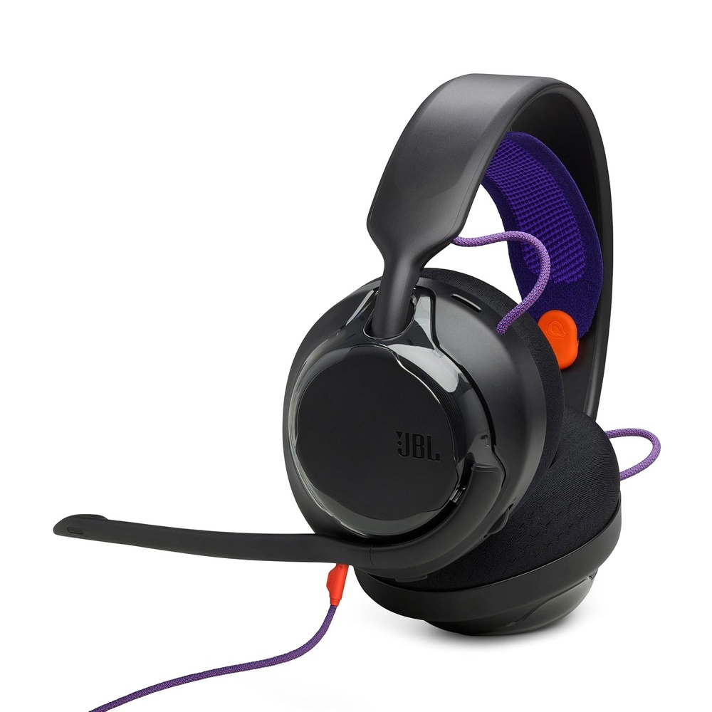 image:imageJBL Quantum 250 Wired Gaming Headset Spatial Sound Mic  Black  Plug And Play 35mm Connection For PC Xbox PlayStation Switch With Detachable Boom Arm And Lightweight Over Ear ComfortBlack