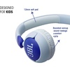 JBL Junior 320 Kids Headphones, Wired, Volume-Limited – Blue | Designed For School And Travel With Built-In Mic, Foldable Design, 3.5Mm Jack, Comfortable Fit And Customizable Stickers(Blue)