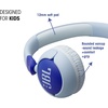 JBL Junior 320 Kids Headphones, Wired, Volume-Limited – Blue | Designed For School And Travel With Built-In Mic, Foldable Design, 3.5Mm Jack, Comfortable Fit And Customizable Stickers(Purple)