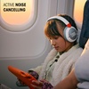JBL Junior 470NC – Cancelling Kids Headphones – White | JBL Safe Sound 85dB, Parental Control with Customizable Volume Playtime, Easy monitoring, Active Noise Cancelling