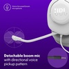 JBL Quantum 100M2 Wired Gaming Headset, Detachable Mic – Black | Memory Foam Ear Cushions And 3.5 Mm Jack Work With PC, PlayStation, Xbox, Nintendo Switch For Immersive PC Gaming Sessions(White)