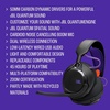 JBL Quantum 650X – Wireless multiplatform Gaming Headset Customizable Through JBL QuantumENGINE, 50mm Carbon Dynamic Drivers, Spatial Sound, Dual Wireless Connection, Replaceable Components (Black)