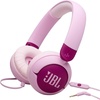 JBL Junior 320 Kids Headphones, Wired, Volume-Limited – Blue | Designed For School And Travel With Built-In Mic, Foldable Design, 3.5Mm Jack, Comfortable Fit And Customizable Stickers(Purple)