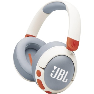 JBL Junior 470NC – Cancelling Kids Headphones – White | JBL Safe Sound 85dB, Parental Control with Customizable Volume Playtime, Easy monitoring, Active Noise Cancelling
