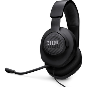 JBL Quantum 100M2 Wired Gaming Headset, Detachable Mic – Black | Memory Foam Ear Cushions And 3.5 Mm Jack Work With PC, PlayStation, Xbox, Nintendo Switch For Immersive PC Gaming Sessions(Black)